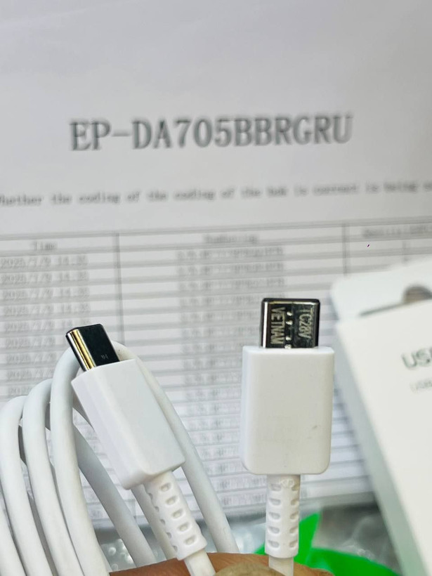 کابل دوسر تایپ سی سامسونگ اورجینال ـ ساخت کشور ویتنام🇻🇳